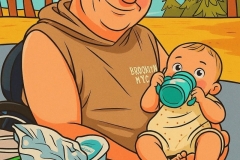 Me and Abbigal Cartoon